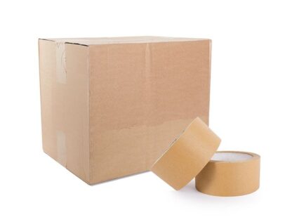 Self-Adhesive Hot Melt Paper Tape 50mm x 50m - Packs of 6 Rolls - Image 3
