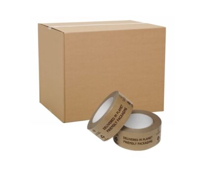 Eco-Friendly Printed Self-Adhesive Packaging Tape - 50mm x 50m - Packs of 6 Rolls
