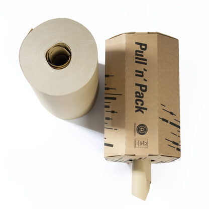 Leipa Pull 'N' Pack - 100% Recyclable Paper Void Fill Solution - Plain Brown - Image 3