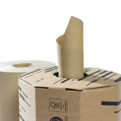 Leipa Pull 'N' Pack - 100% Recyclable Paper Void Fill Solution - Plain Brown - Image 4