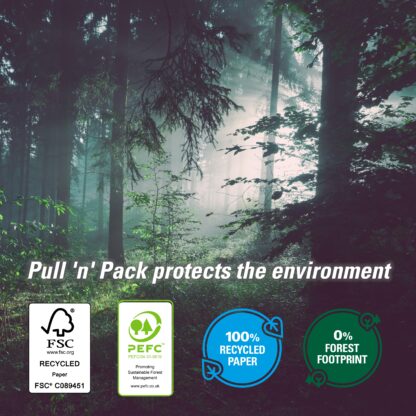 Leipa Pull 'N' Pack - 100% Recyclable Paper Void Fill Solution - White - Image 4