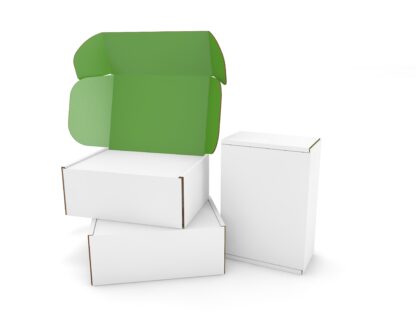 Eco-Friendly Green Postal Boxes - 255 x 240 x 100mm - Image 2
